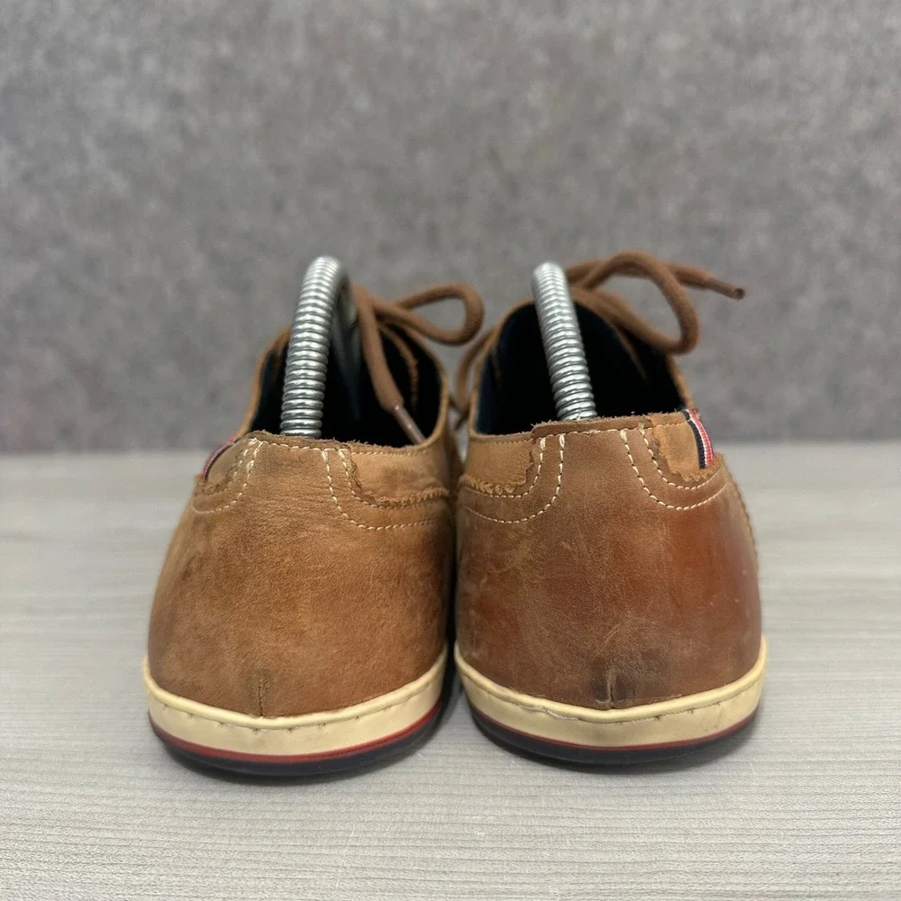 River Woods RW 95 Mens Tan Leather Brogue Wingtip Sneakers Size 42‎ US 8.5